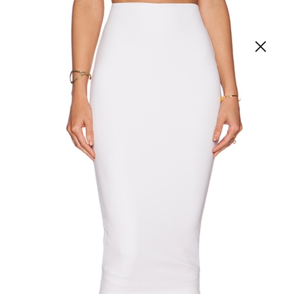 $159 Nookie Seymour Pencil Skirt in White Sz S - Picture 3 of 8